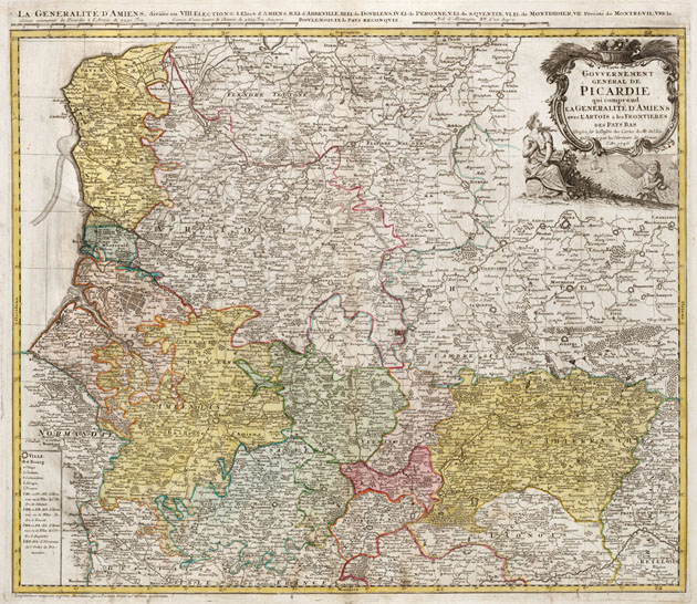 Picardië 1746  De l'Isle - Ottens